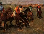 Edgar Degas Before the Race oil painting reproduction
